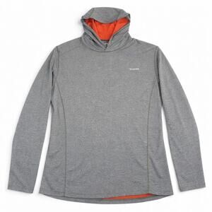 Simms Insect Shield Fishing Hoodie Mens XXL Gray Lightweight Performance